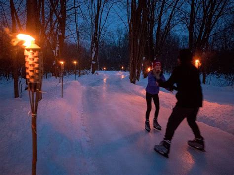 Countryside skating trails .